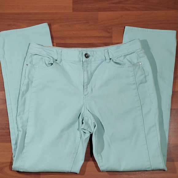 Mint Green skinny jeans - Picture 2 of 7